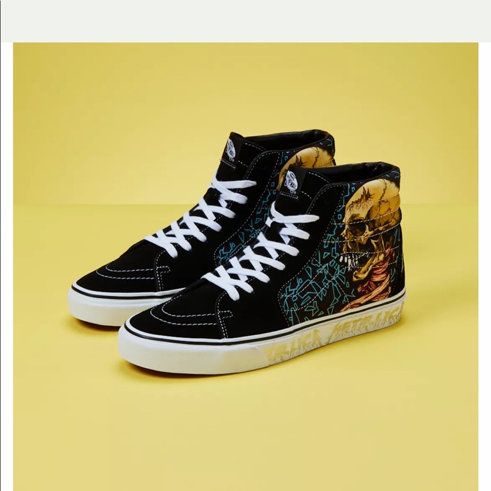Vans HiTops METALLICA ltd Ed 30 years of the Black Album